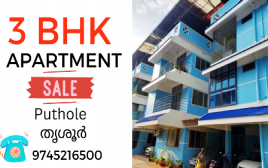 3 BHK Apartment For Sale at kavery at Puthole - Thrissur